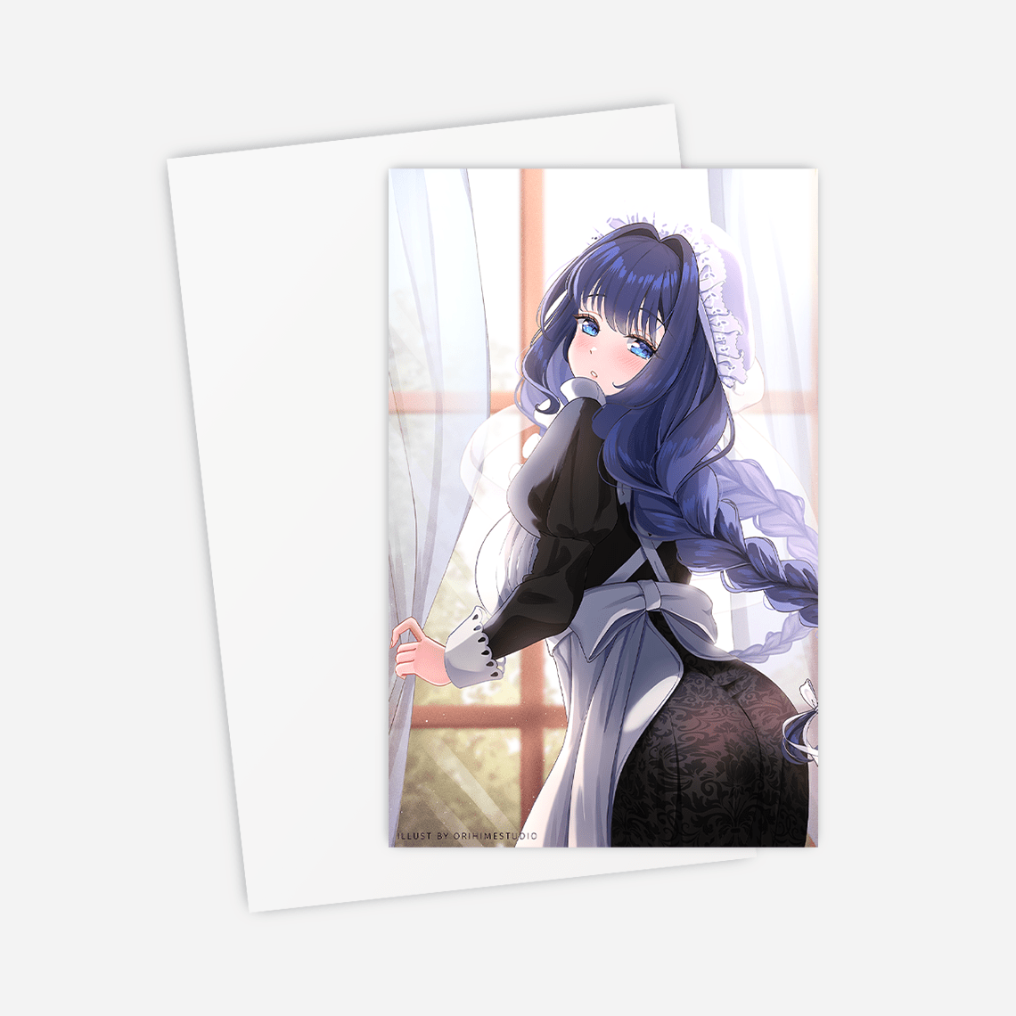 Hololive Ouro Kronii Postcard, Vtuber Mini Print, Ouro Kronii Mini Print, Vtubers Merch, Ouro Kronii Merch, Ouro Kronii Mini Poster, Gift For Vtuber Fan