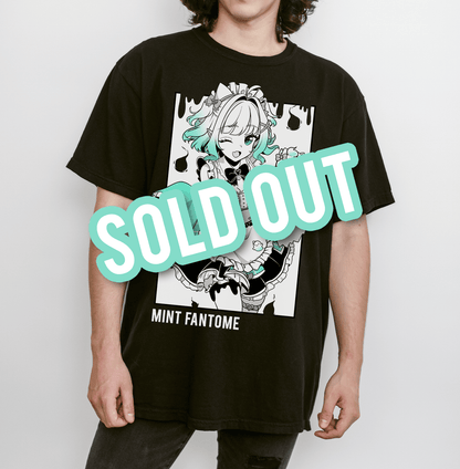 Mint Fantome T-Shirt Vtuber Shirt Mint Fantome Tee Gift for Vtuber Fan Anime Waifu Shirt Cool Vtuber Tee Waifu T-Shirt Maid Mint Merch