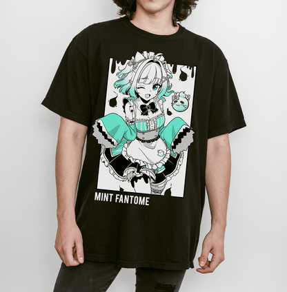 Mint Fantome T-Shirt Vtuber Shirt Mint Fantome Tee Gift for Vtuber Fan Anime Waifu Shirt Cool Vtuber Tee Waifu T-Shirt Maid Mint Merch