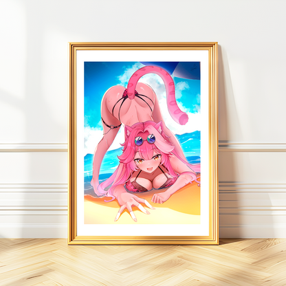 Raora Panthera Art Print, Raora Panthera Poster, Raora Panthera Merch, Gift For Vtuber Fan, Vtuber Merch, Vtuber Poster, Raora Panthera Fan, Hololive Poster