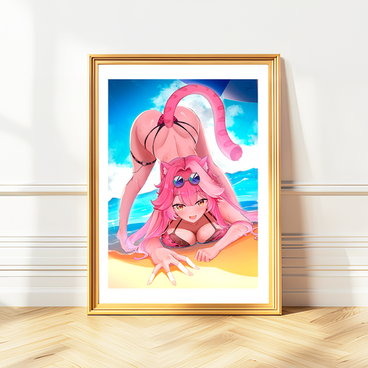 Raora Panthera Art Print, Raora Panthera Poster, Raora Panthera Merch, Gift For Vtuber Fan, Vtuber Merch, Vtuber Poster, Raora Panthera Fan, Hololive Poster