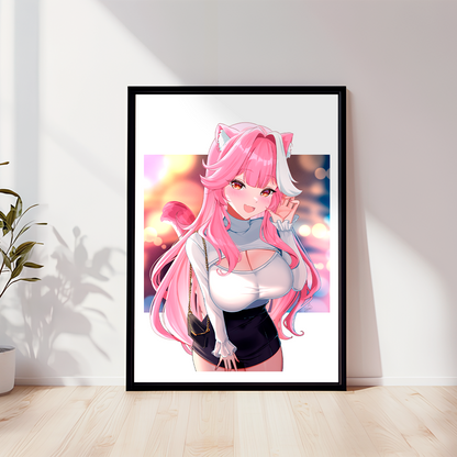 Raora Panthera Art Print, Raora Panthera Poster, Raora Panthera Merch, Gift For Vtuber Fan, Vtuber Merch, Vtuber Poster, Raora Panthera Fan, Hololive Poster