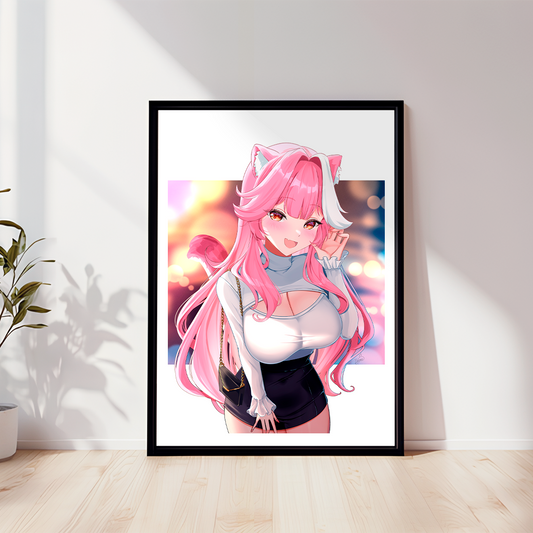 Raora Panthera Art Print, Raora Panthera Poster, Raora Panthera Merch, Gift For Vtuber Fan, Vtuber Merch, Vtuber Poster, Raora Panthera Fan, Hololive Poster