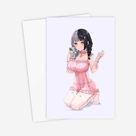 Shiori Novella Postcard Mini Print Hololive Merch Vtubers Merch Hololive Mini Print Shiori Novella Merch