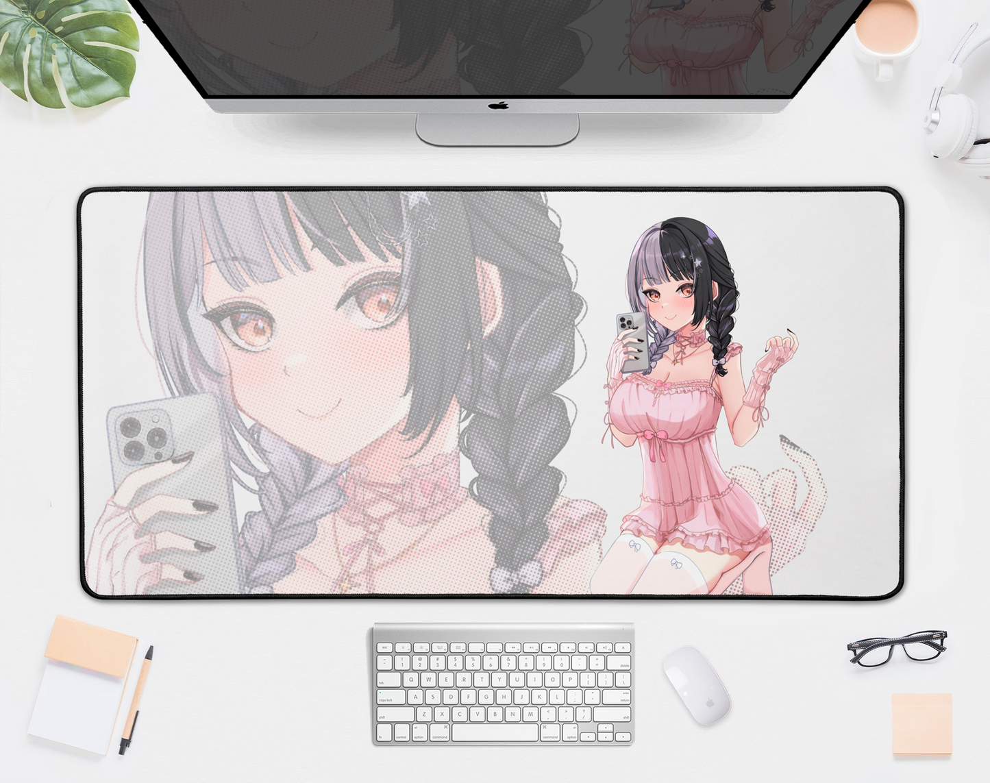 Shiori Novella Deskmat Vtubers Mousepad XL XXL Gaming Desk Mat Gift for Gamers Waifu Large Playmat Hololive Merch Shiori Novella Mousepad