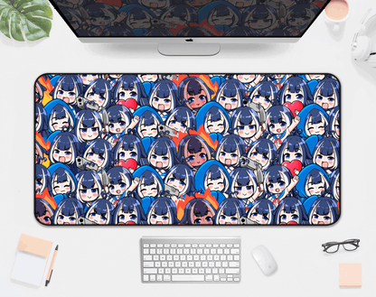 Shylily Deskmat, Vtuber Mousepad XL XXL Gaming Desk Mat, Gift for Vtuber Fan, Waifu Mousepad, Waifu Deskmat, Shylily Merch, Shylily Playmat