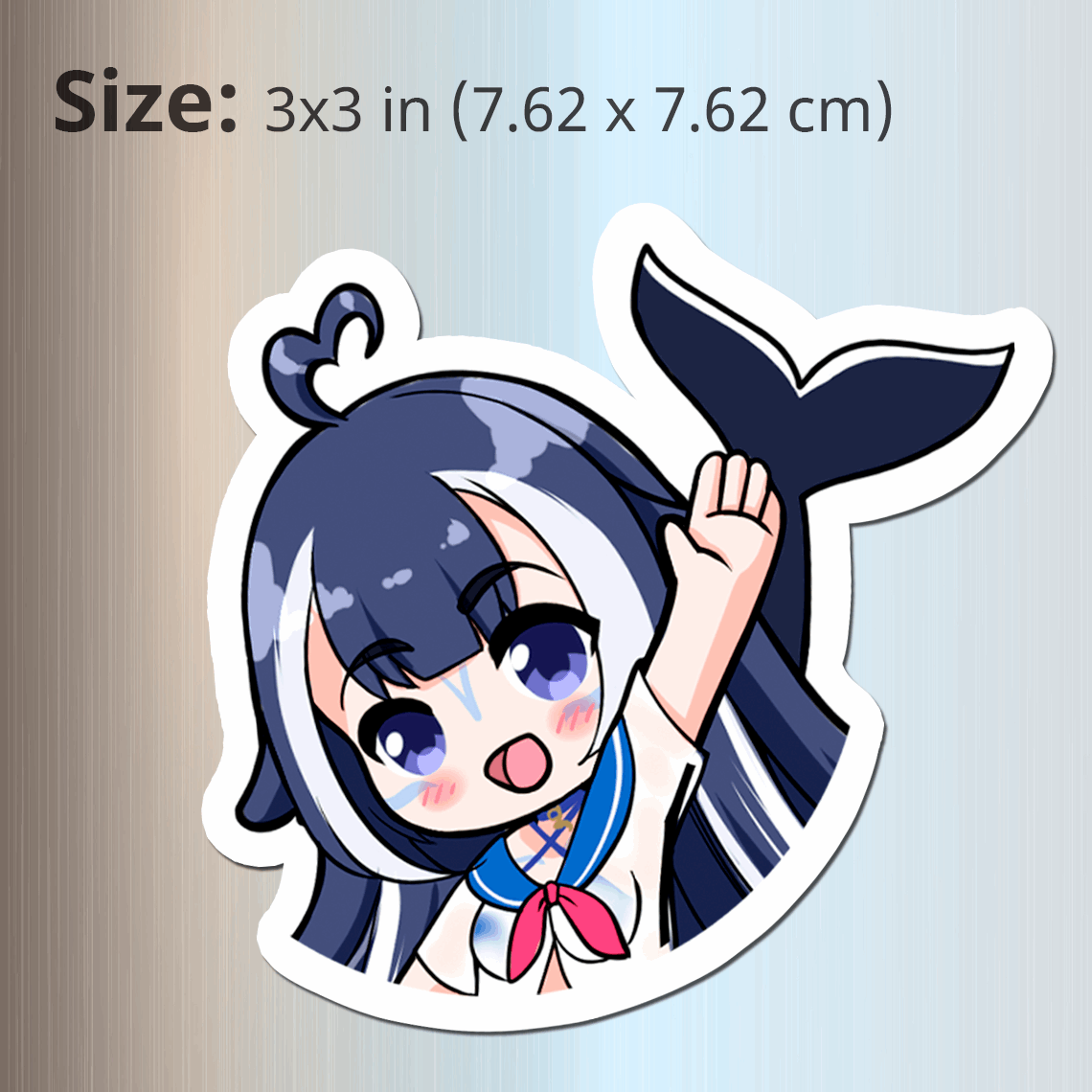 Shylily Fridge Magnet, Die Cut Vtuber Magnets 3″ × 3″, Vtuber Merch, Shylily Merch, Shylily Magnet, Shylily Fan, Vtuber Fan, Vtuber Magnet