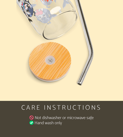 Shylily Glass Tumbler With Straw And Lid Vtuber Waifu Cup Beer Can Iced Coffee Glass Shylily Cup Shylily Glass Waifu Cup