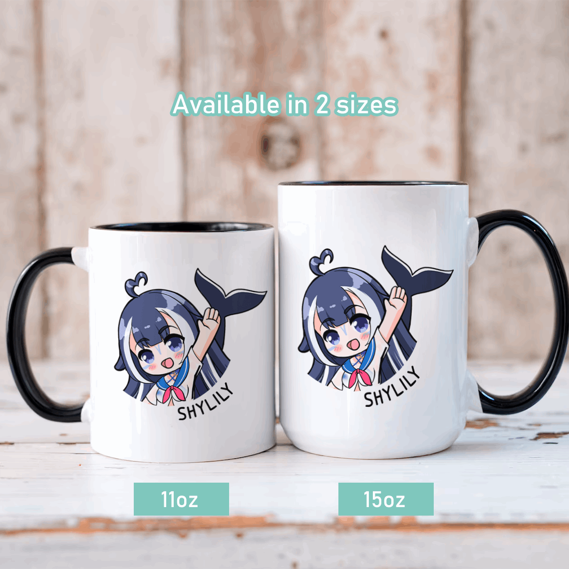 Shylily Mug, Vtuber Mug, Shylily Coffee Cup, Shylily Merch, Customized Coffee Mug, Vtuber Merch, Shylily Fan Merch, Gift For Friend