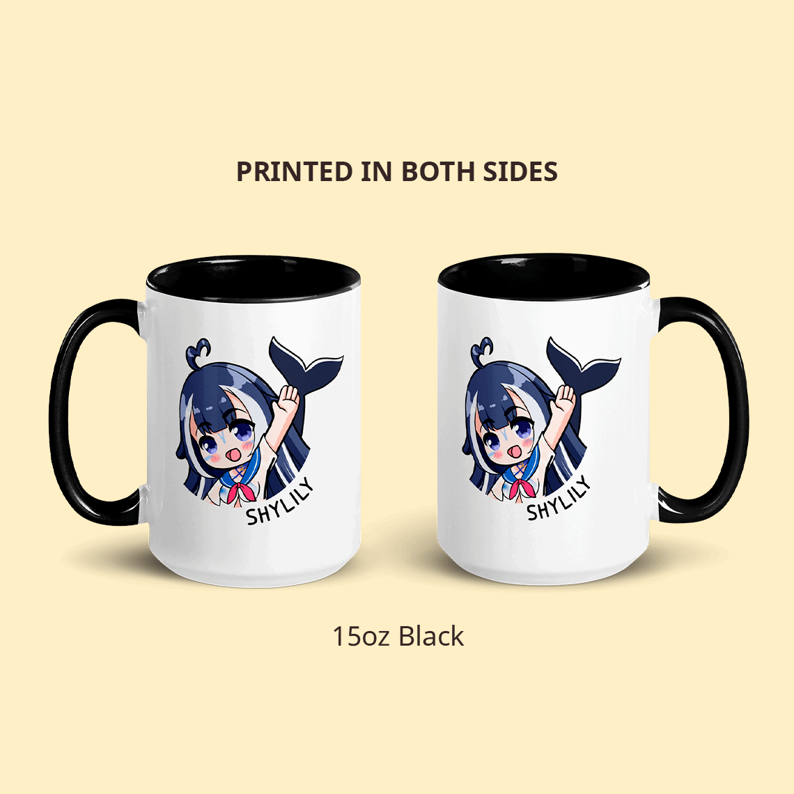 Shylily Mug, Vtuber Mug, Shylily Coffee Cup, Shylily Merch, Customized Coffee Mug, Vtuber Merch, Shylily Fan Merch, Gift For Friend