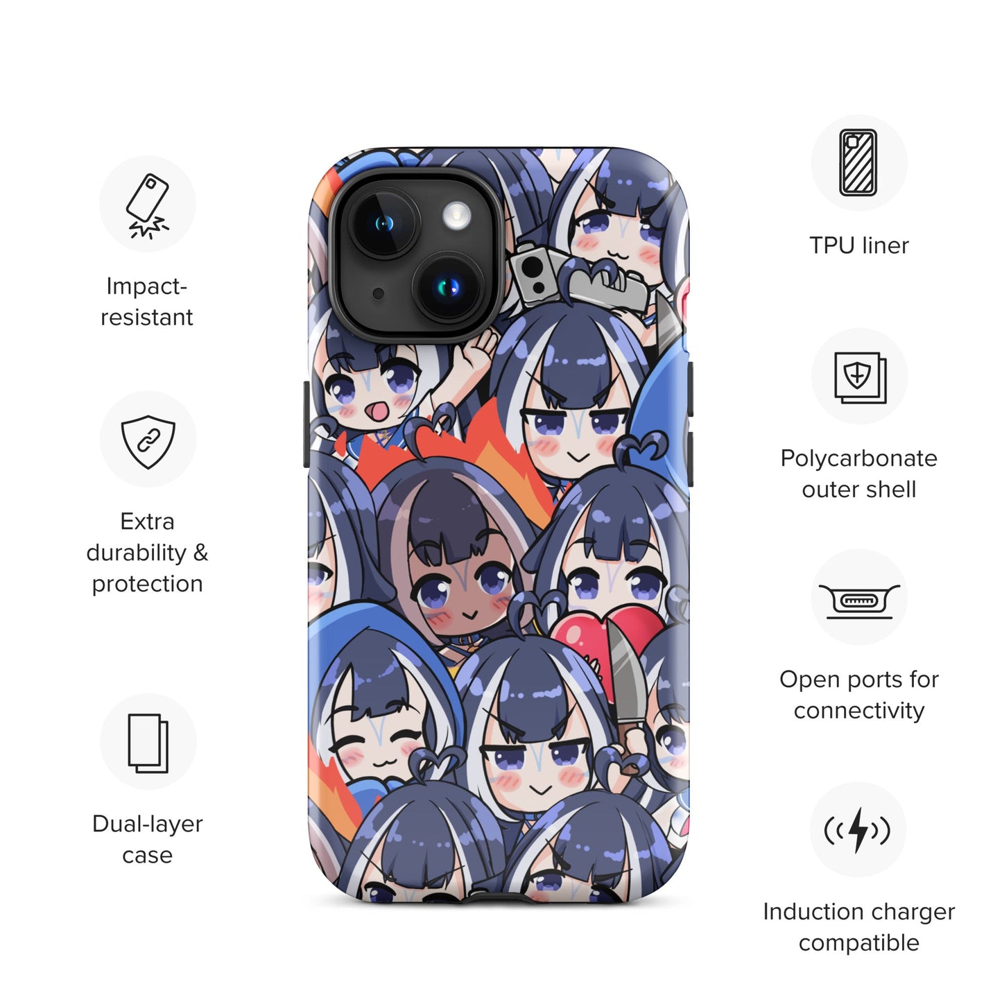 Shylily Phone Case, Vtuber Phone Case, Shylily Merch, Iphone Case, Samsung Case, Gift For Vtuber Fan, Shylily Fan, Kawaii Phone Case