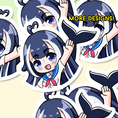 Shylily Sticker, Vtuber Stickers, Kiss Cut Stickers 3"x3", Shylily Stickers, Stationery Stickers, Shylily Merch, Vtuber merch, Shylily Fan
