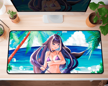 Shylily Deskmat, Vtuber Mousepad XL XXL Gaming Desk Mat, Gift for Vtuber Fan, Waifu Mousepad, Waifu Deskmat, Shylily Merch, Shylily Playmat