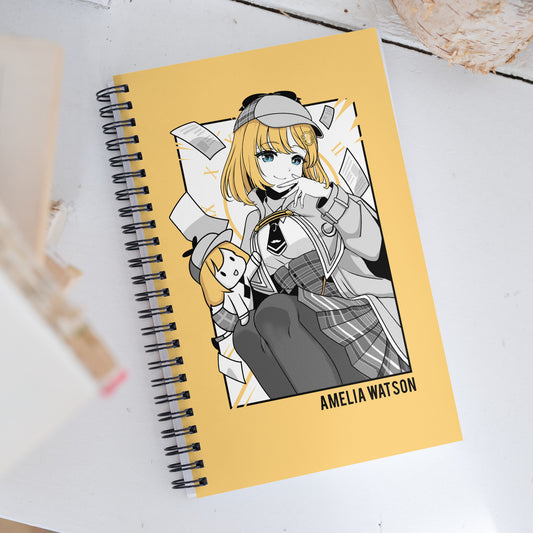 Amelia Watson Notebook Vtuber Journal Hololive Merch Amelia Watson Fan Vtuber Notebook Merch Hololive Journal