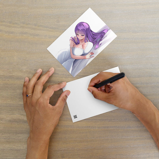 Fern Postcard Mini Print Frieren: Beyond Journey's End Merch Fern Anime Mini Print Sōsō no Frieren Merch