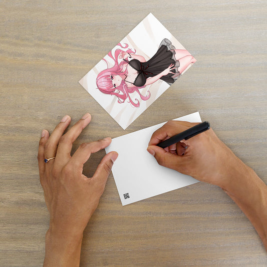 Hololive Mori Calliope Postcard, Mori Calliope Mini Print, Hololive Merch, Mori Calliope Merch, Vtubers Merch, Mori Calliope Print, Mori Calliope Poster, Vtuber Poster