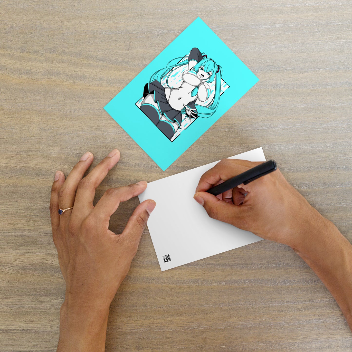 Hatsune Miku Postcard Mini Print Hatsune Miku Merch Miku Merch Hatsune Miku Mini Print Hatsune Miku Merch