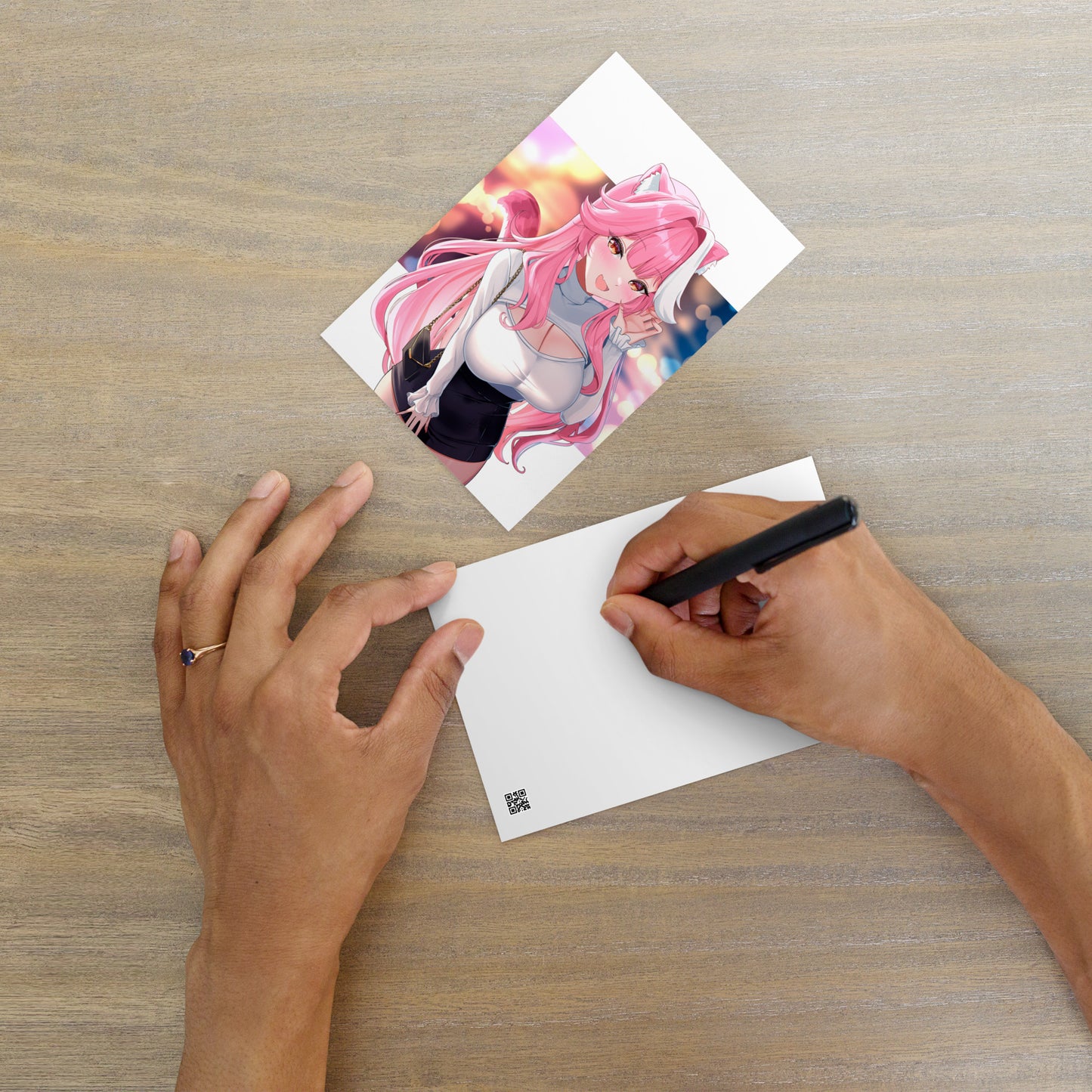 Hololive Raora Panthera Postcard, Vtuber Mini Print, Raora Panthera Mini Print, Vtubers Merch, Raora Panthera Merch, Hololive Mini Poster, Gift For Vtuber Fan
