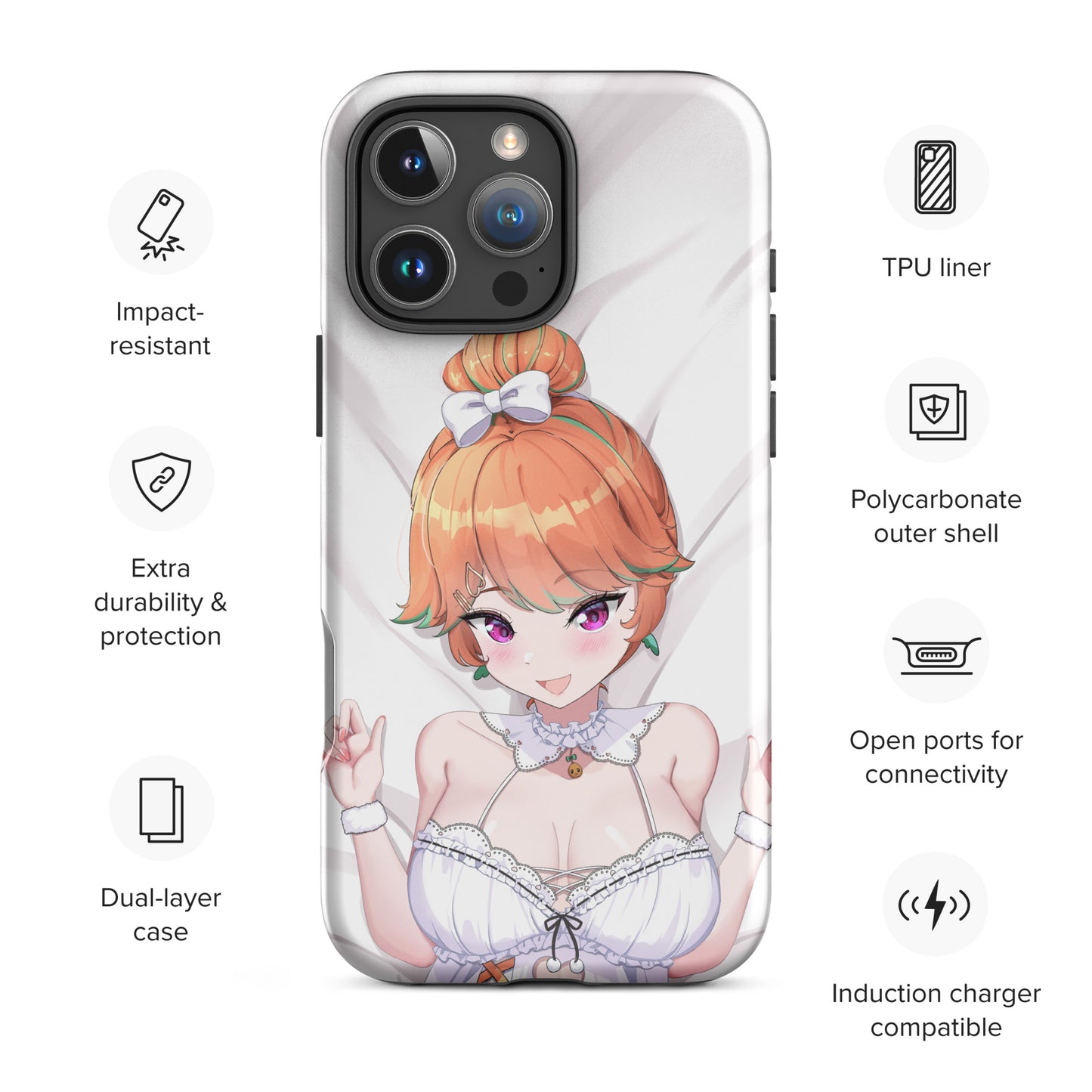 Takanashi Kiara Phone Case Vtuber Phone Case Takanashi Kiara Merch Iphone Case Samsung Case Gift For Vtuber Fan Hololive Fan Kawaii Phone Case