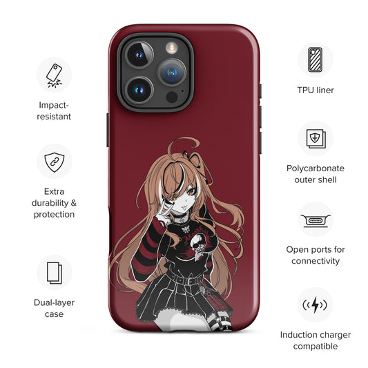 Goth Nanashi Mumei Case Hololive Merch Goth Nanashi Mumei Iphone Case Samsung Case Gift For Vtuber Fan Hololive Fan Kawaii Phone Case
