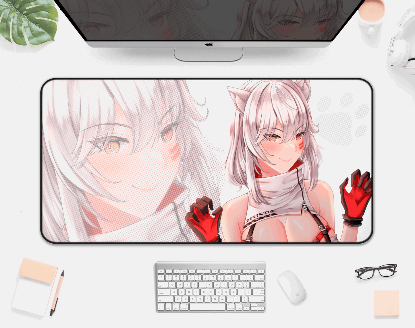 Vshojo Zentreya Deskmat, Vtubers Mousepad XL XXL, Gaming Desk Mat, Gift for Gamers, Zentreya Merch, Zentreya Mousepad, Vshojo Merch